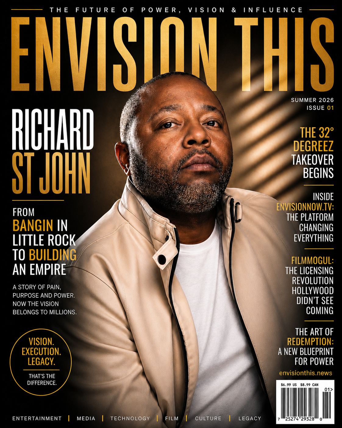 Envision This Magazine Richard St John cover