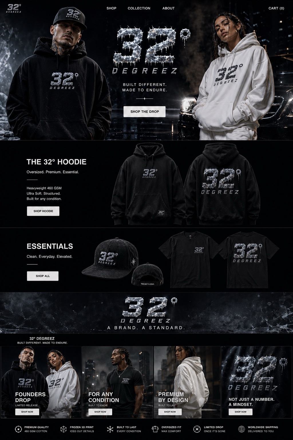 32 Degreez merch